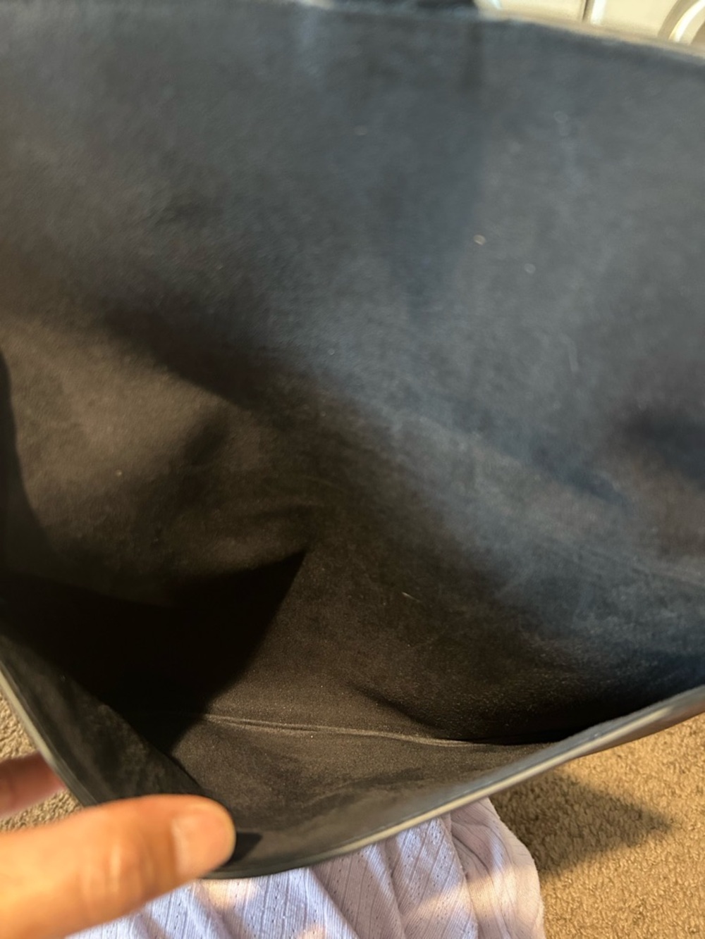 Coach Black Pebbled Leather Document Folio - Picture 3 of 3